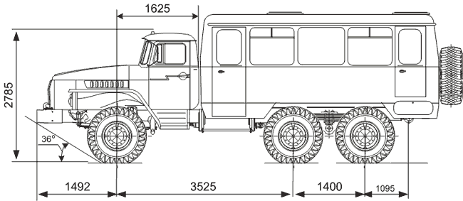 Как нарисовать урал 4320