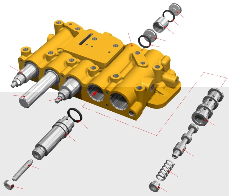 Схема Регулятор давления гидротрансформатора